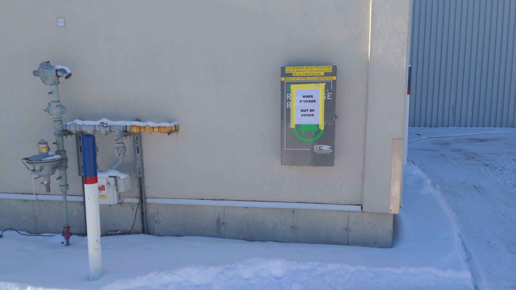 Borne 25kw hors usage