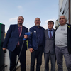 from left to right: Norilsk Nickel representative, mayor of Kirkenes, mayor of Pechenga, director of Bellona-Murmansk