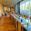 Very nice ecorestaurant and hotel Rio Prado .   Original design and architecture.
A place to relax and enjoy food and location.