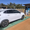 Nice park next to charger.