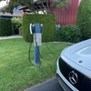 Will need Tesla App to charge here.  Was free, as of July 2025 now pay $.20 per kWh.