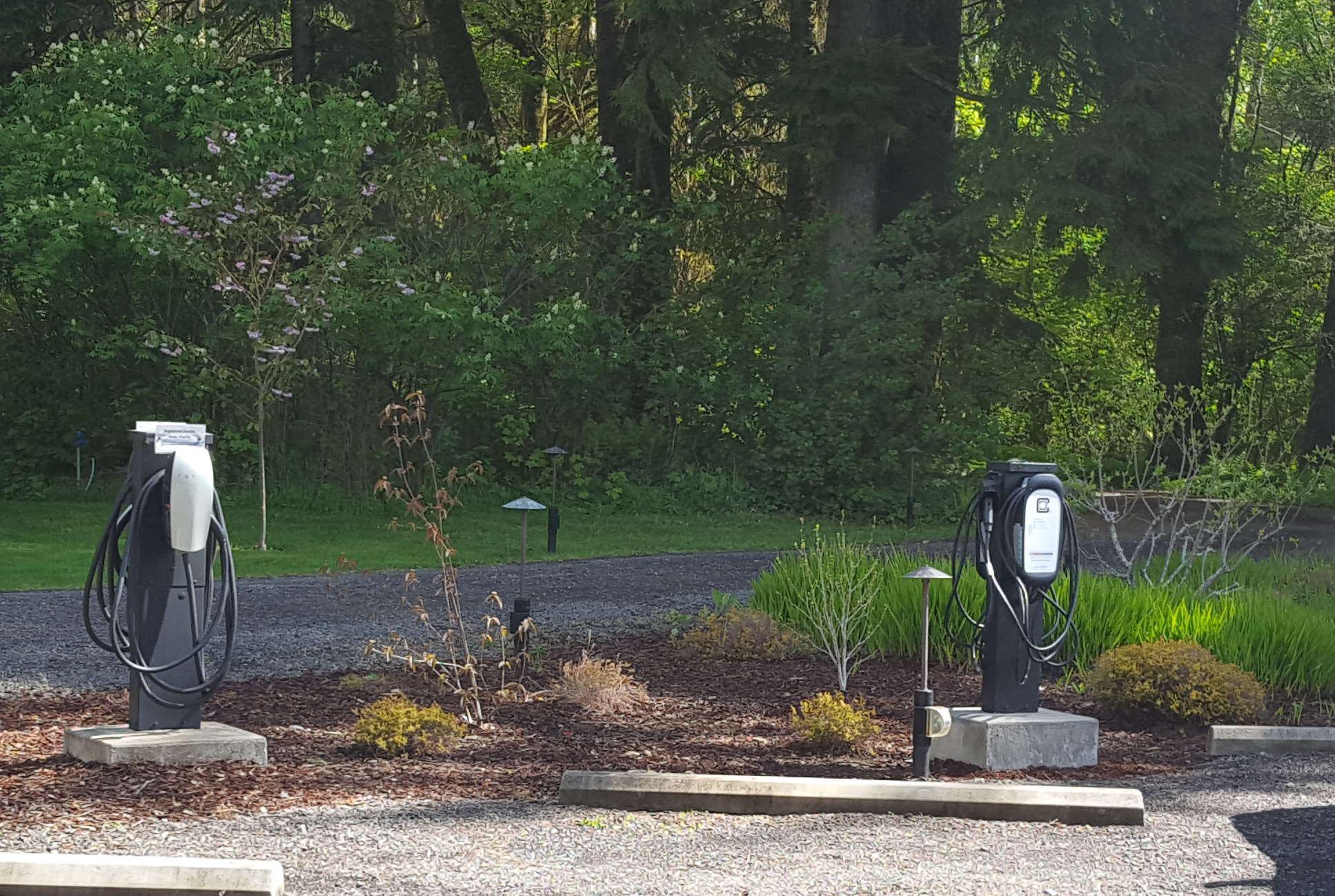 Tesla and J-1772 charging stations