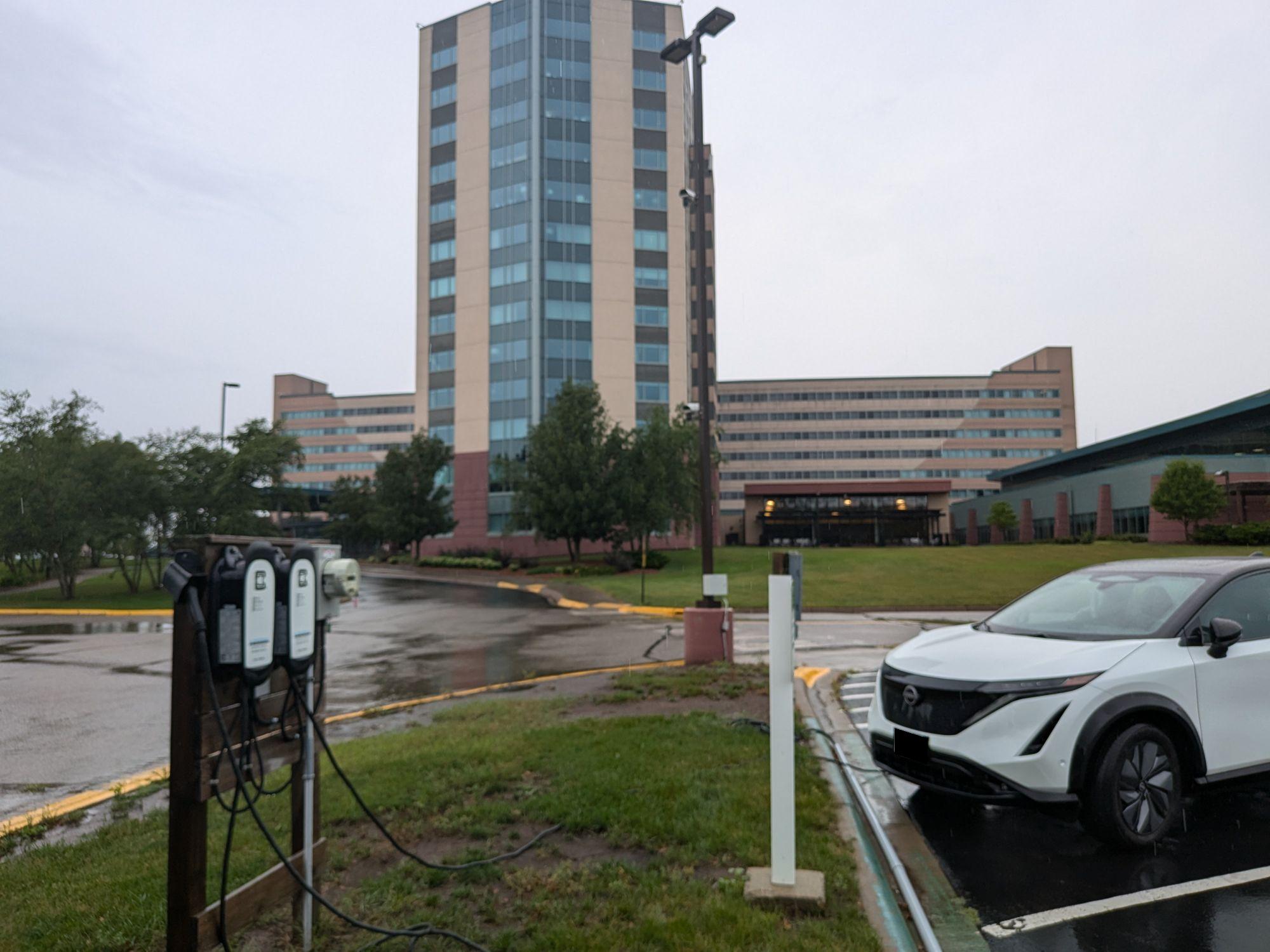 I'm the back parking lot of Grand Casino off County 15.