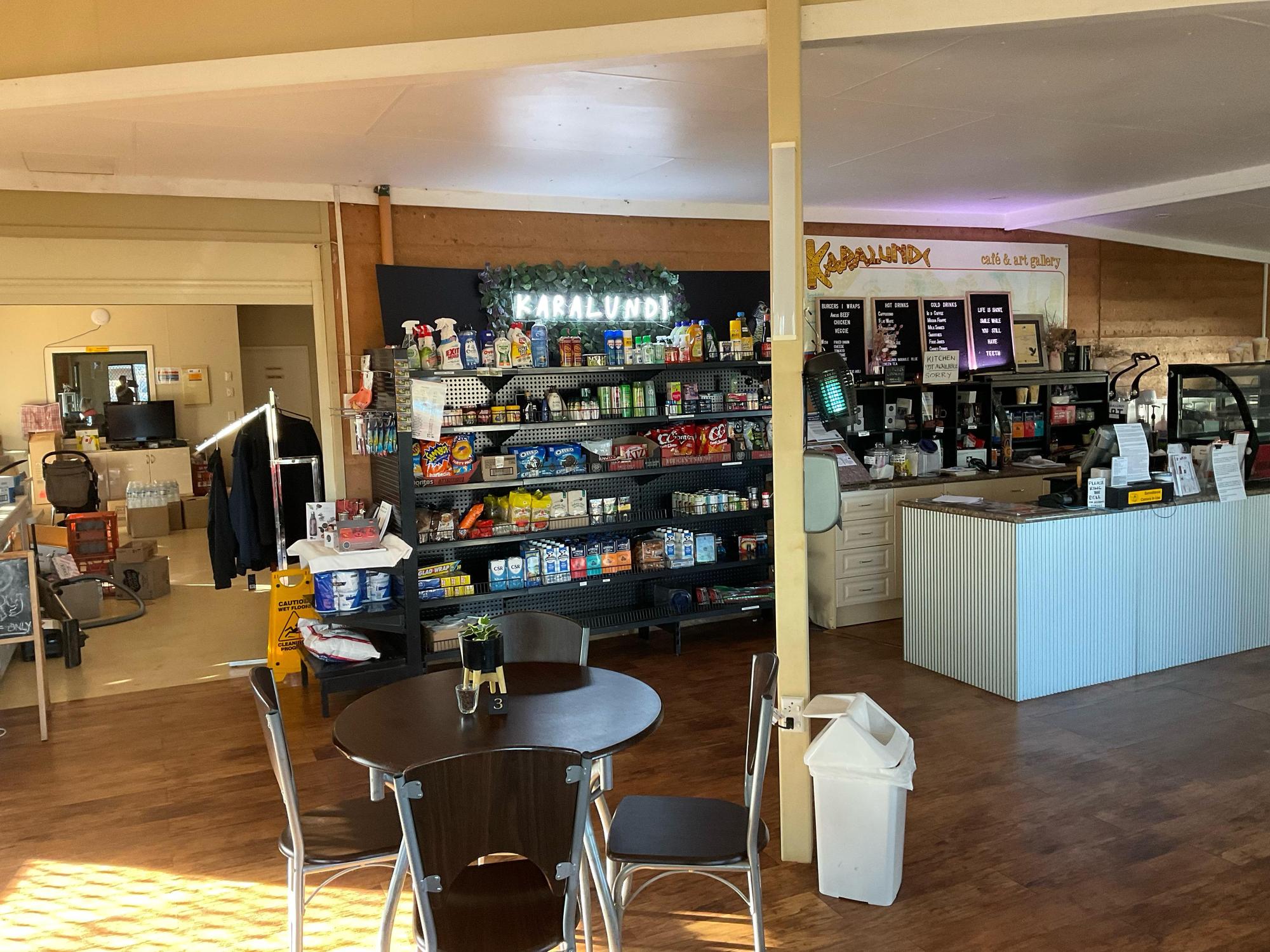 Cafe open 9 to 5 Sunday to Friday.
