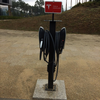 Tesla charging points by the main entrance of the hotel