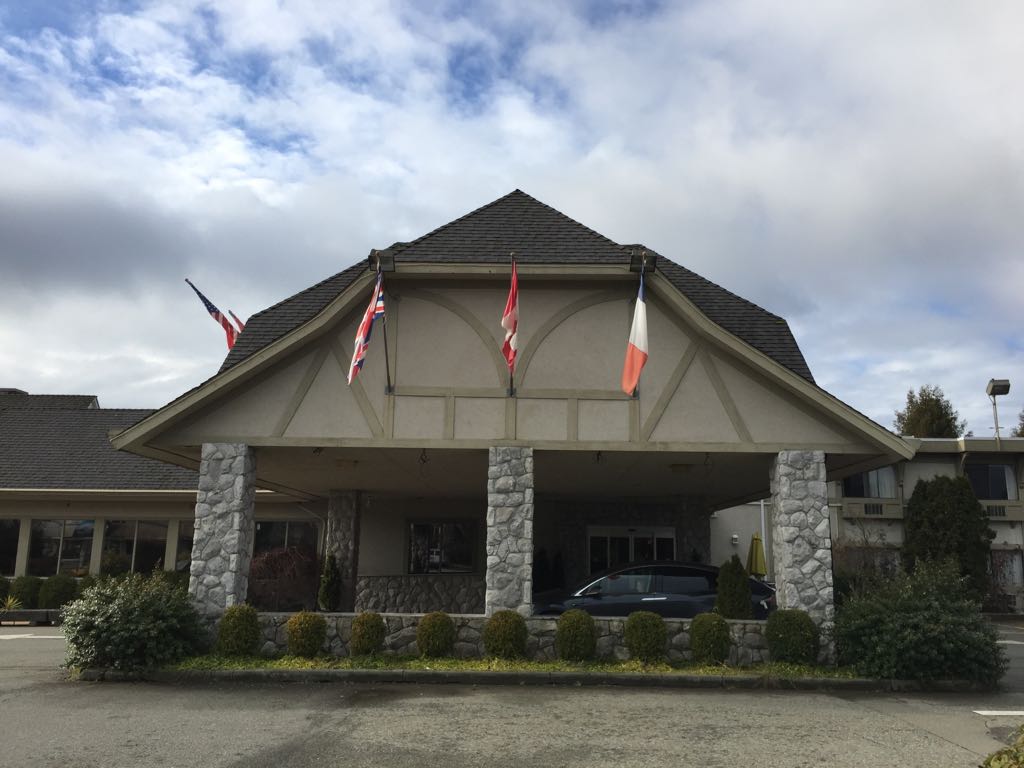 Only one station and is located right at the entrance