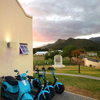 Try the electric scooters!