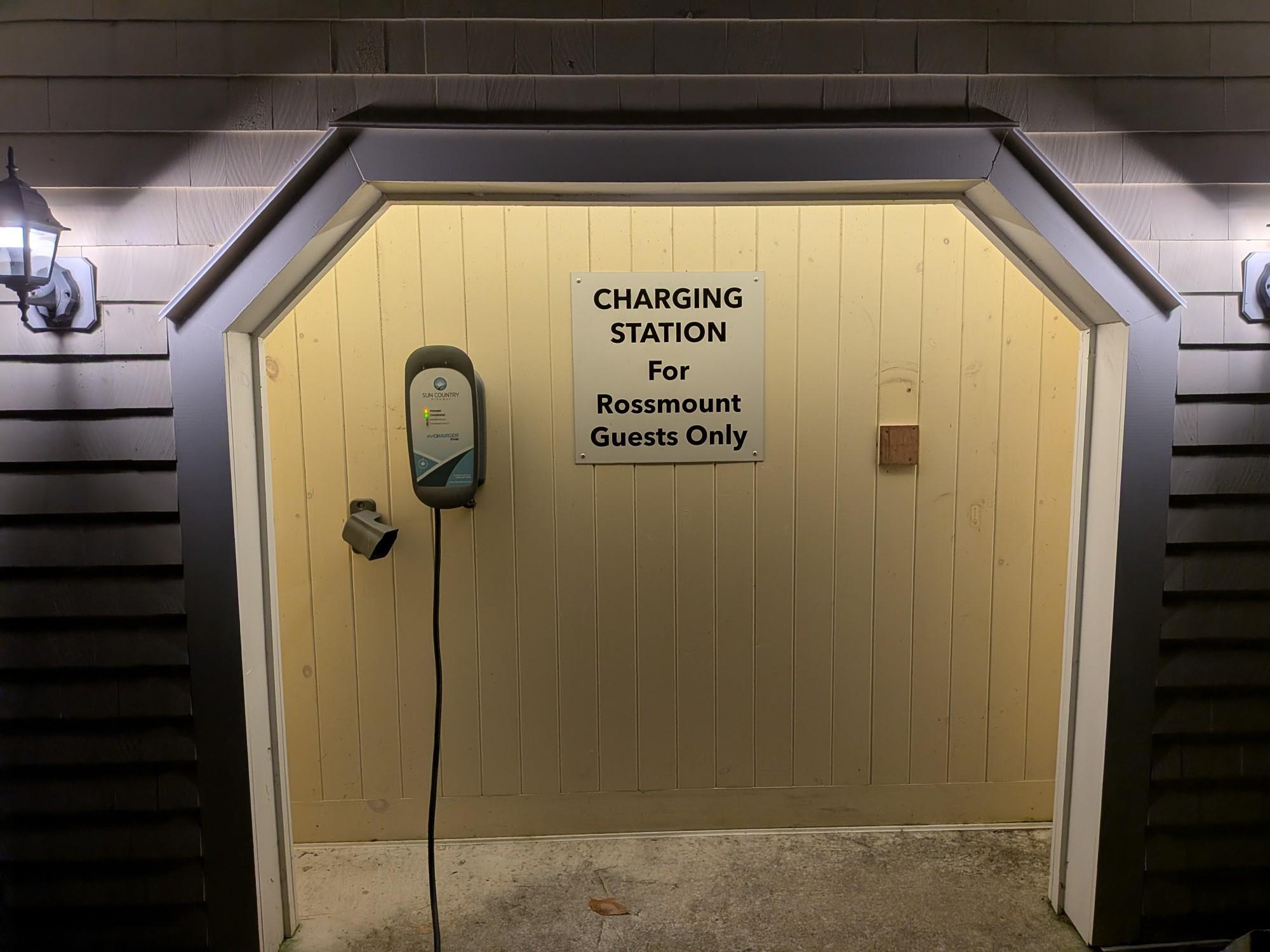 Tesla charger removed