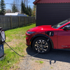 Easy level 2 charging. Plus a short walk to the Raquette River Brewing.