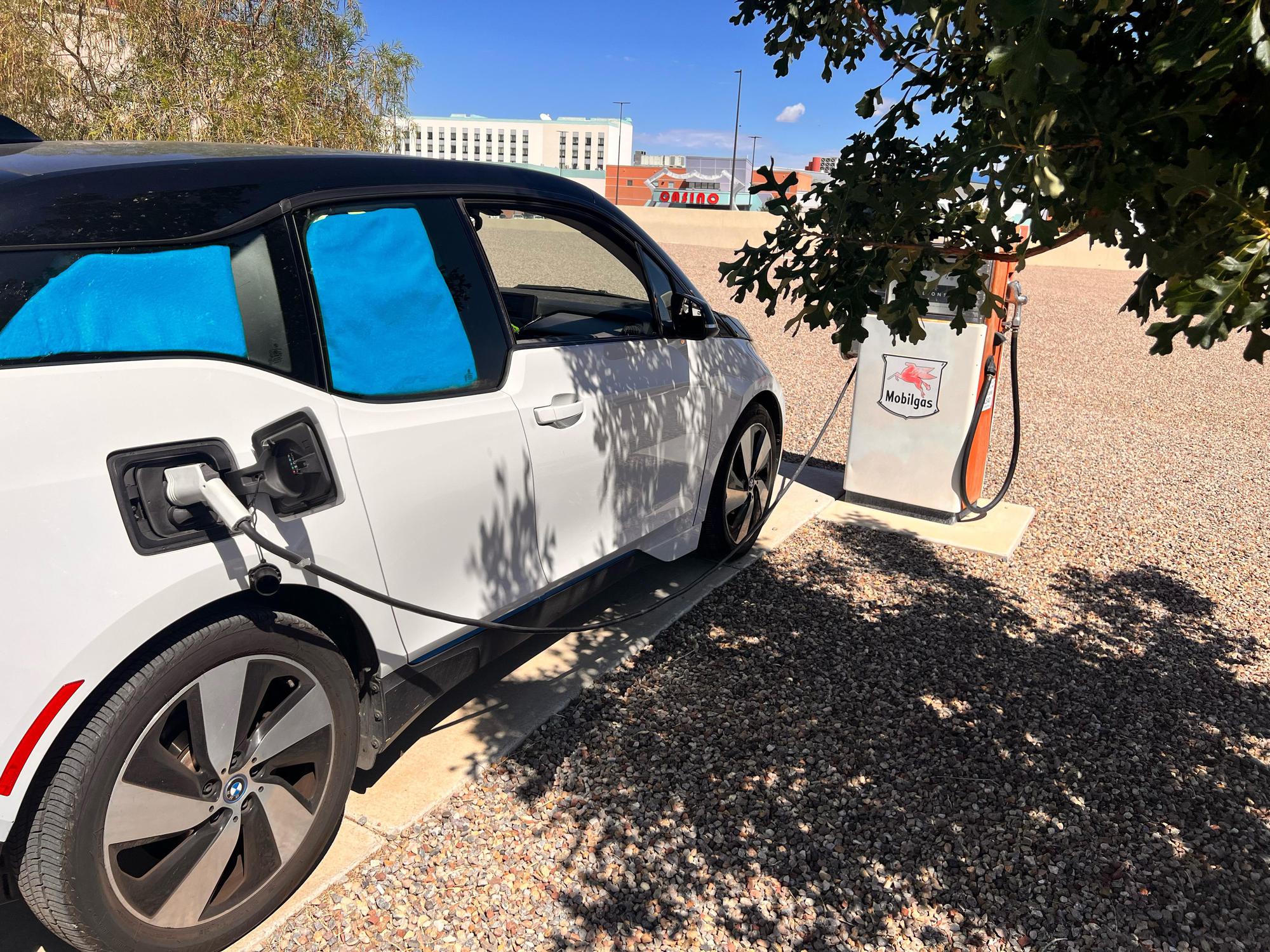 Had to park close to stay in the shade/time of day.