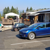 Dedicated EV parking spot.