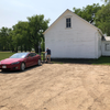 Charging our Tesla at the Neubergthal  Commons in Southern Manitoba.